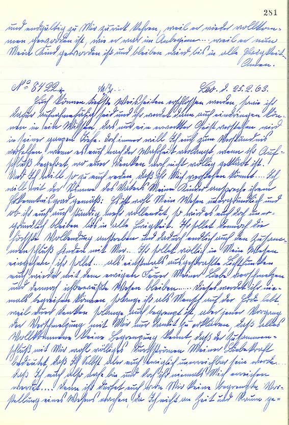 Handschrift/Faksimile einer Bertha Dudde - Kundgabe